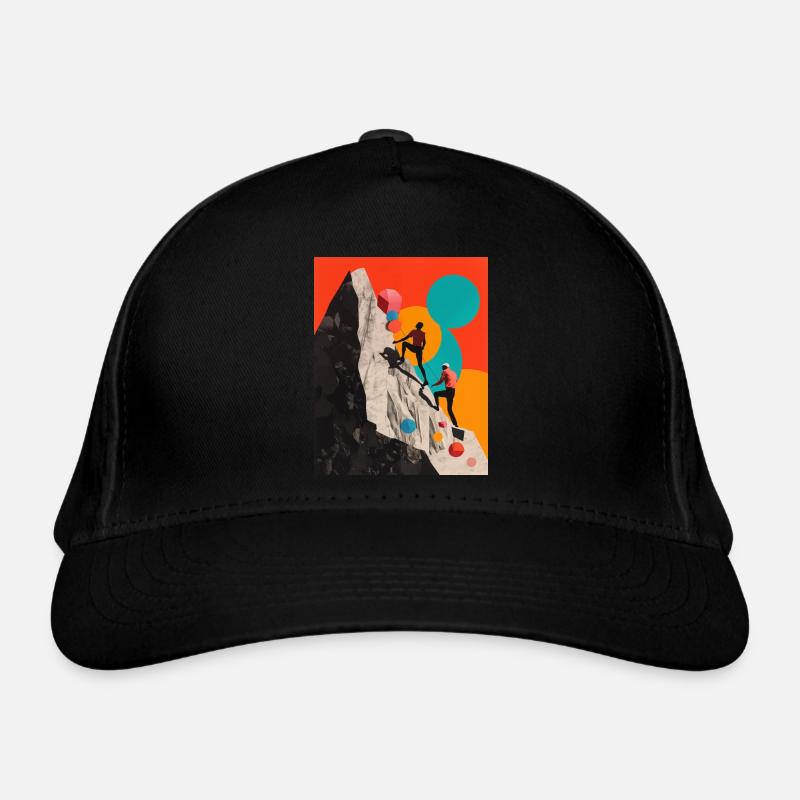 Collage für ein paar Kletterer Bio-Baseballkappe