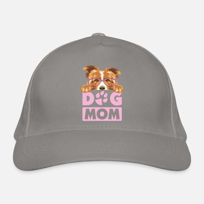Border Collie Hund Mama Bio-Baseballkappe