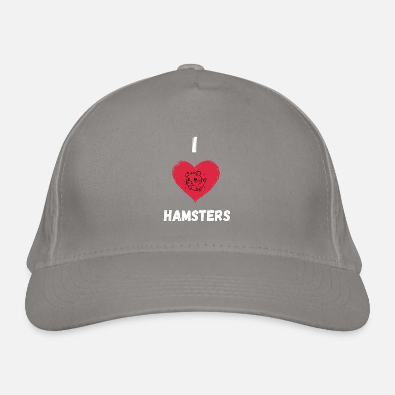 J’adore les hamsters Casquette classique bio