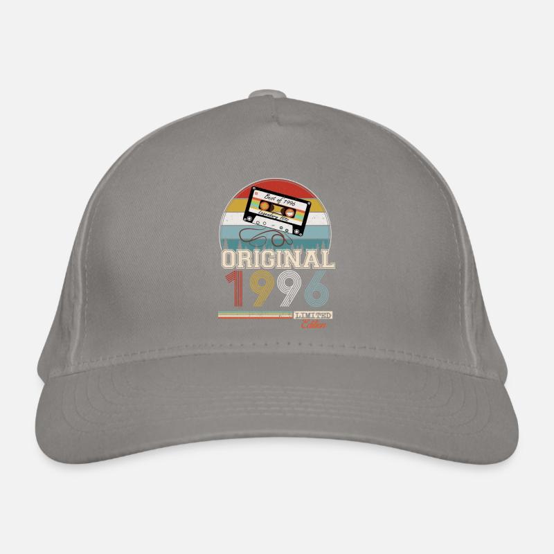 Elegant Retro Gift: 1996 Vintage Organic Baseball Cap