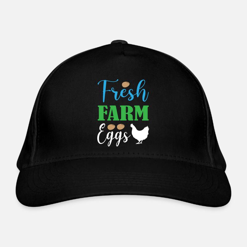 Fresh Farm Eggs Bio-Baseballkappe