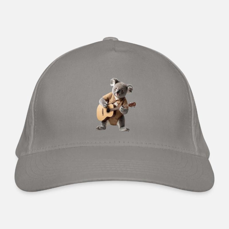 Koala Gitarre Bio-Baseballkappe