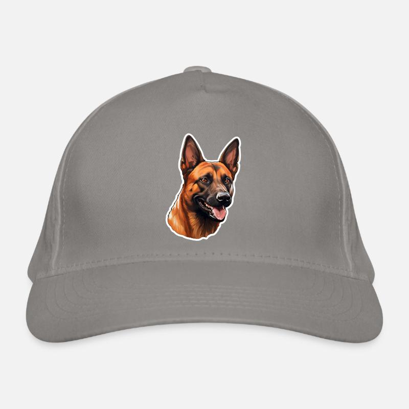 Belgian Malinois Kopf Bio-Baseballkappe