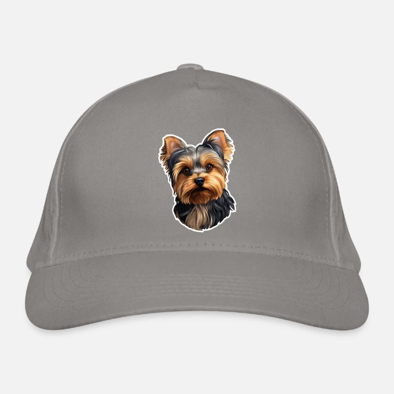Yorkshire Terrier Head Organic Baseball Cap