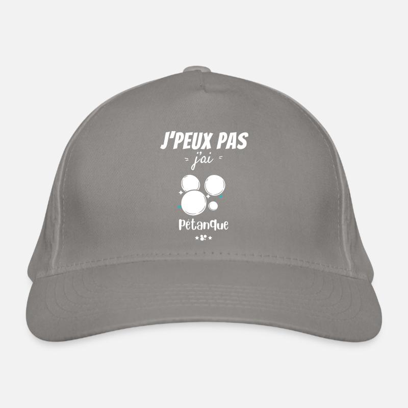 Pétanque Passion Casquette classique bio
