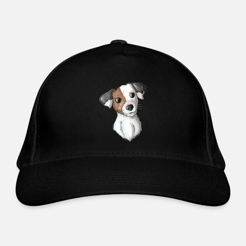 Jack Russell Pattern 8 Bio-Baseballkappe