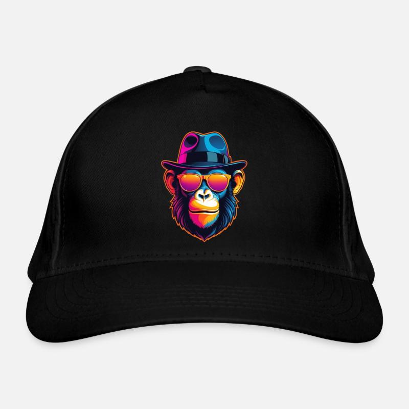 Neon Monkey Organic Baseball Cap