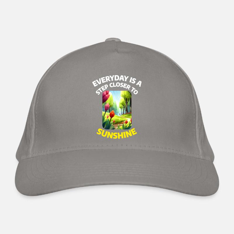 Chaque jour est un pas de plus vers le soleil Casquette classique bio