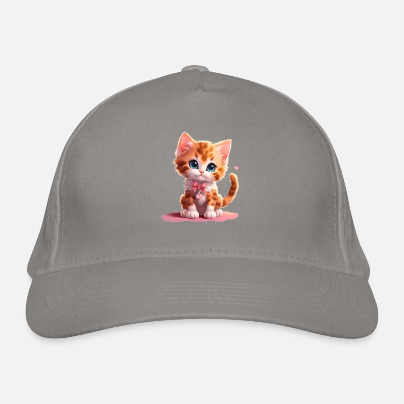 Chaton mignon Casquette classique bio