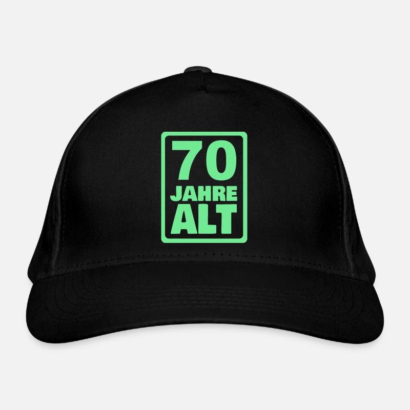 Alter 70 Bio-Baseballkappe