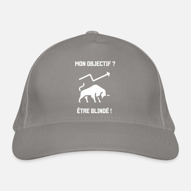 Mon objectif ? Être blindé ! Casquette classique bio