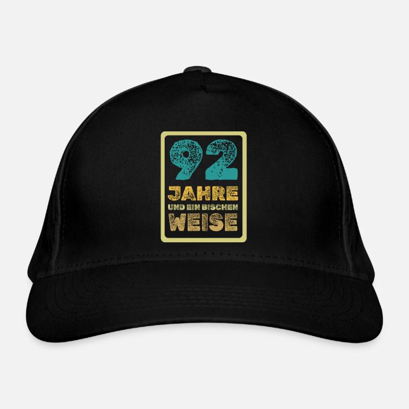 Spruch 92 Bio-Baseballkappe