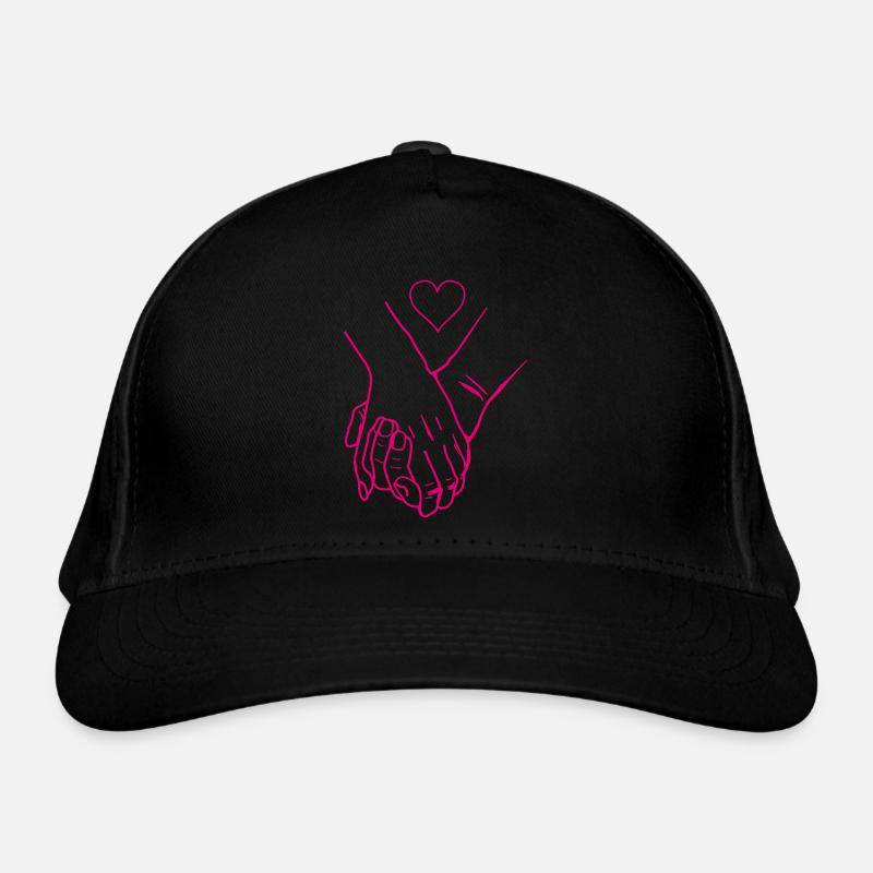 Hands Heart Organic Baseball Cap