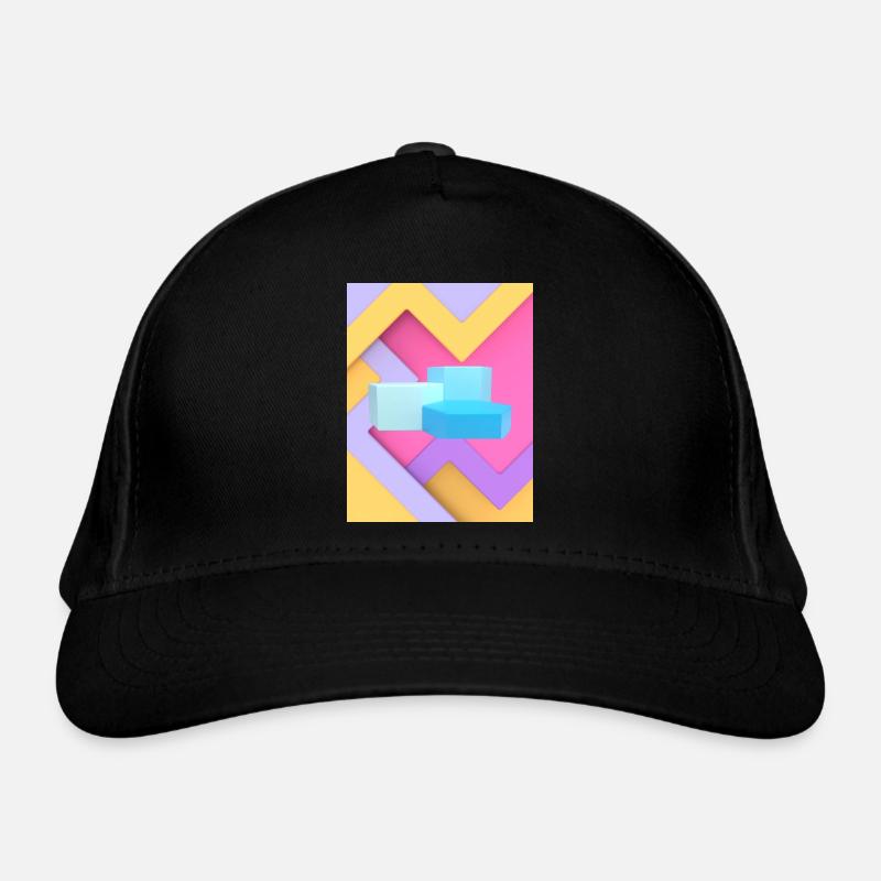 Conception de pod géométrique pastel Casquette classique bio