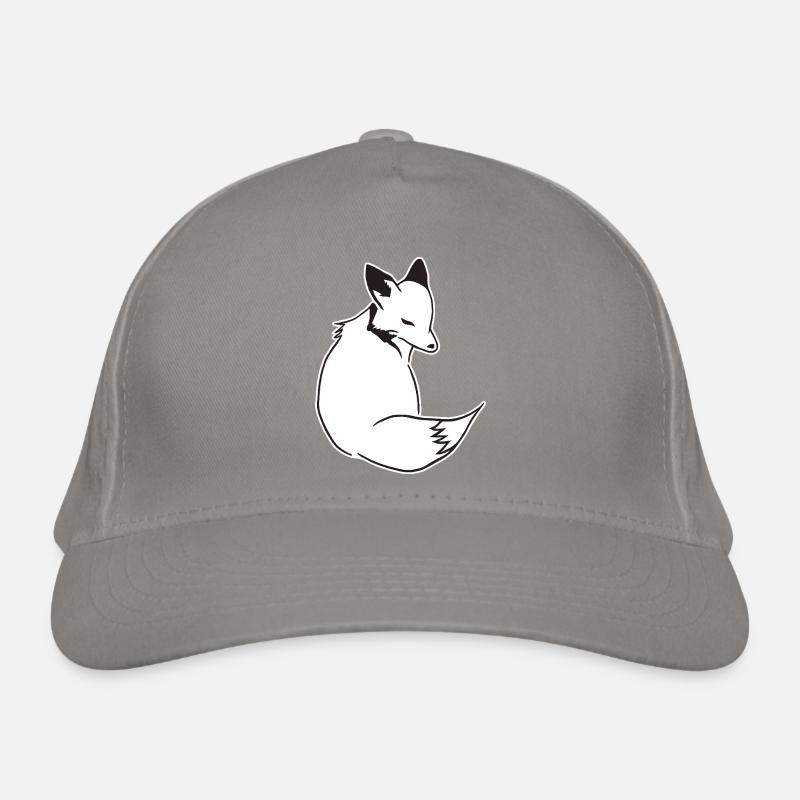 Fox Comic: Smart, Foxy & Manga Style Organic Baseball Cap