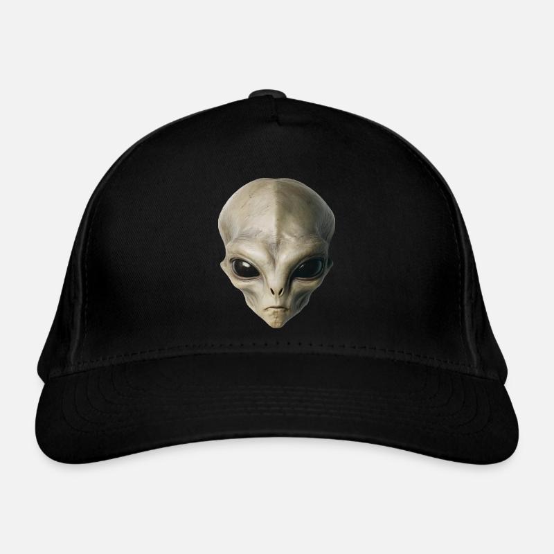 Alien Head Organic Baseball Cap