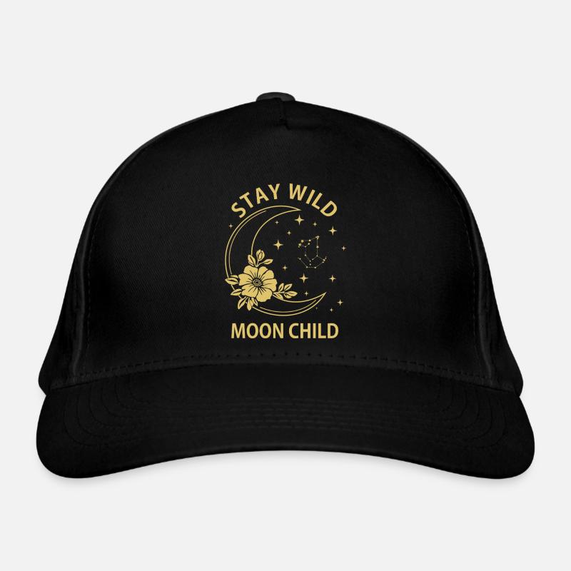 Bleib wilder Mond, Kind Bio-Baseballkappe