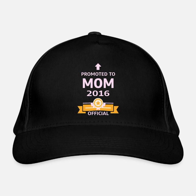 Beförderung zur Mutter 2016 - Bio-Baseballkappe - Schwarz