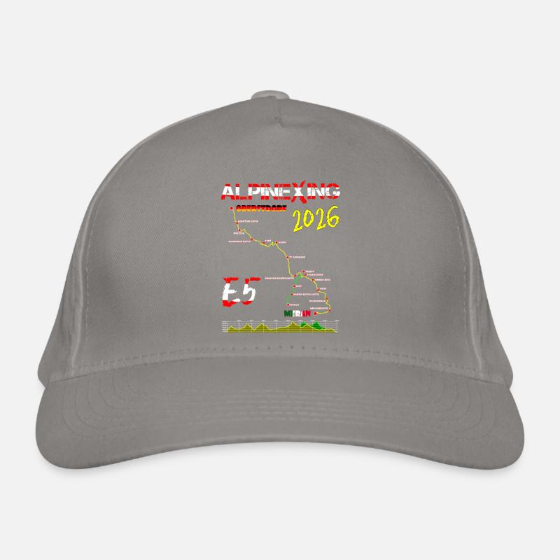 E5 Oberstdorf Meran 2026 Bio-Baseballkappe