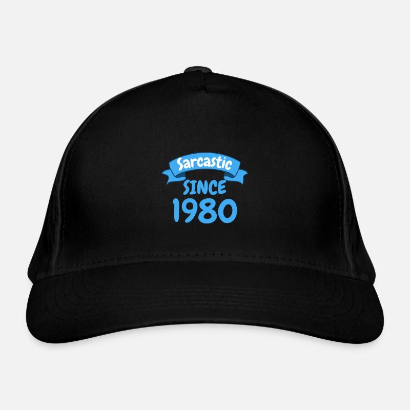 43 Jahre Geburtstag Geschenk Sarkastisch seit 1980 Bio-Baseballkappe