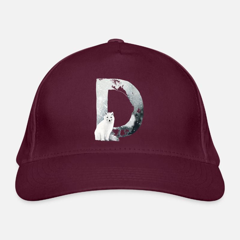 D – decorative character – winter Organic Baseball Cap