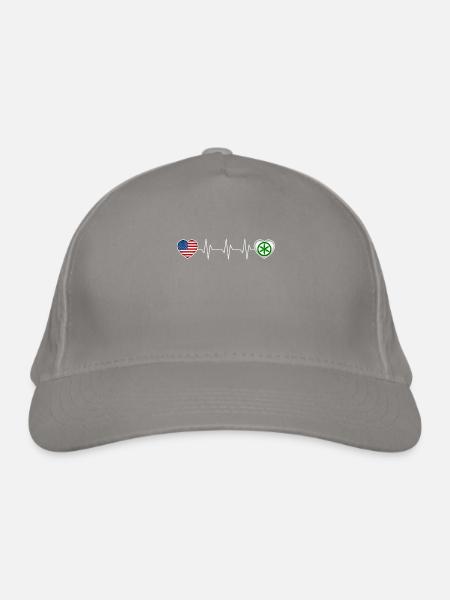 Padanie - Casquette classique bio - gris clair - Devant
