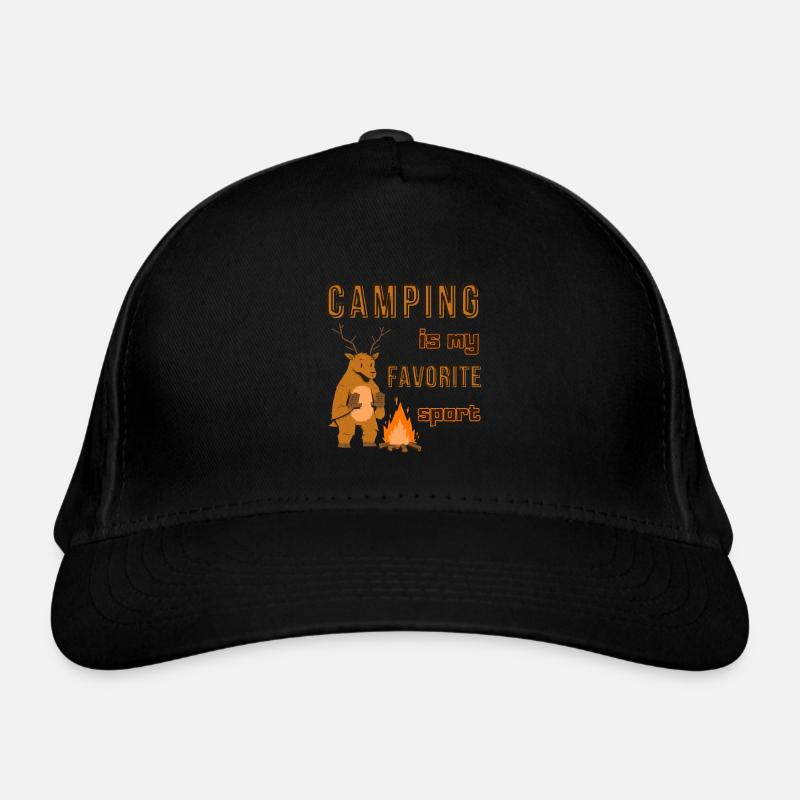 Le camping est mon camping préféré Caravan Camp vacances Casquette classique bio