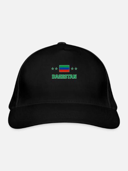 Dagestan - Bio-Baseballkappe - Schwarz
