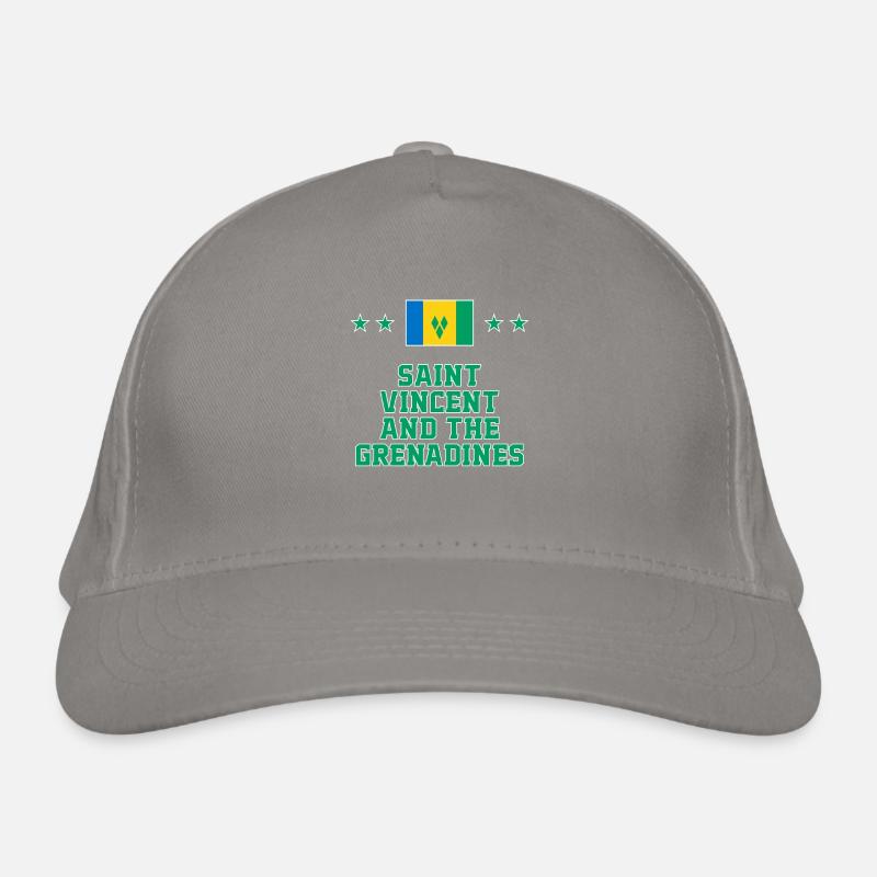 Saint Vincent and the Grenadines Organic Baseball Cap
