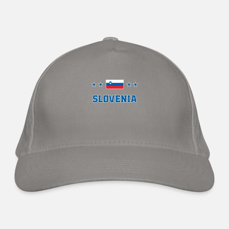 Slovenia Organic Baseball Cap