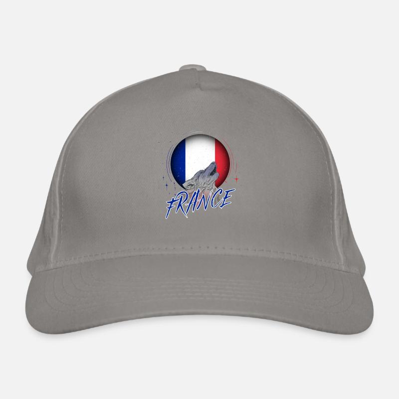 Frankreich Bio-Baseballkappe