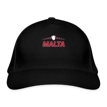 Malta - Organic Baseball Cap - black - Front