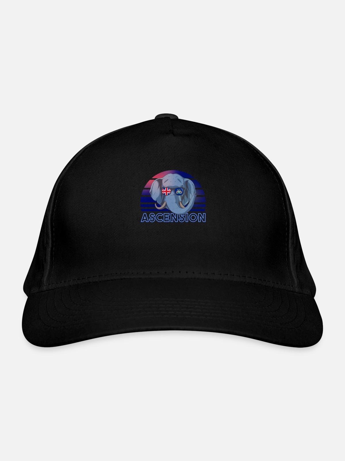 Ascension - Organic Baseball Cap - black - Front