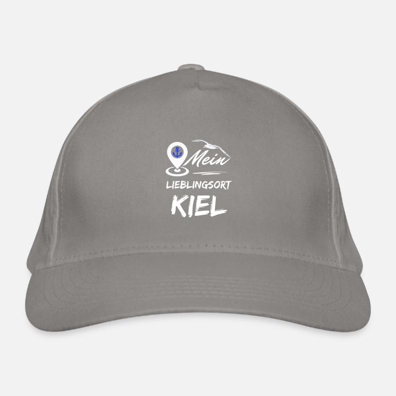 Kiel mein Lieblingsort-Hansestadt Kiel-Möwe, Anker Bio-Baseballkappe