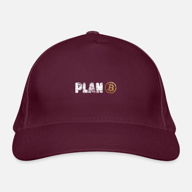 Plan B Bitcoin Krypto Crypto BTC Casquette classique bio