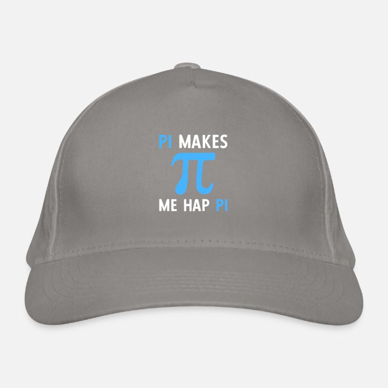 Math Pi Makes Me Hap Pi Organic Baseball Cap