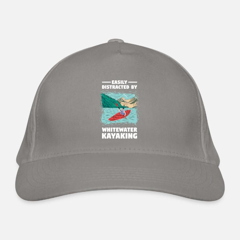 Facilement distrait par le kayak en eau vive Casquette classique bio