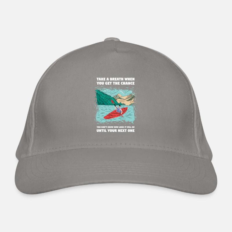Respirez le kayak en eau vive Casquette classique bio