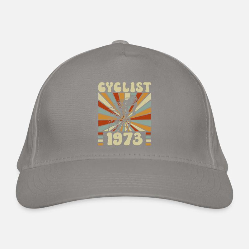 Fête Cycliste Né En 1973 50 Ans Anniversaire Casquette classique bio