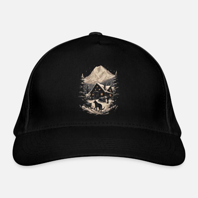 Wald Natur Landschaft Hüte Tiere Bio-Baseballkappe