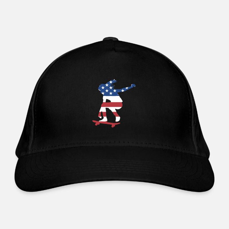 Sport Us Flag Skateboarding Bio-Baseballkappe