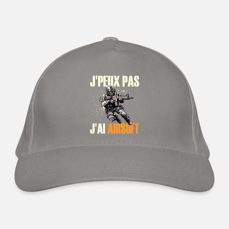Je Peux Pas J'Ai Airsoft Humour Airsofteur Casquette classique bio