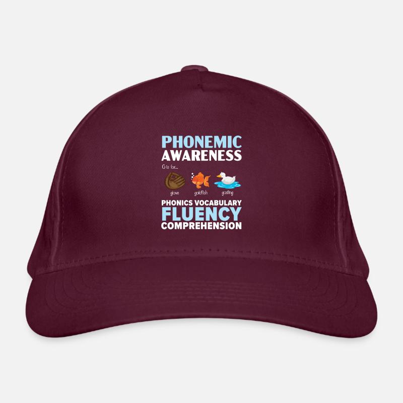 Conscience phonétique, compréhension de la lecture, phonétique Casquette classique bio
