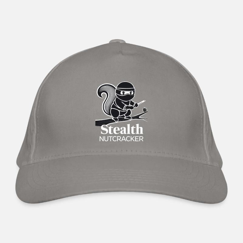 Ninja-Eichhörnchen Bio-Baseballkappe