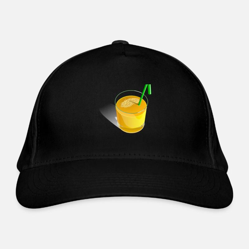 Orange Juice Saft Organic Baseball Cap