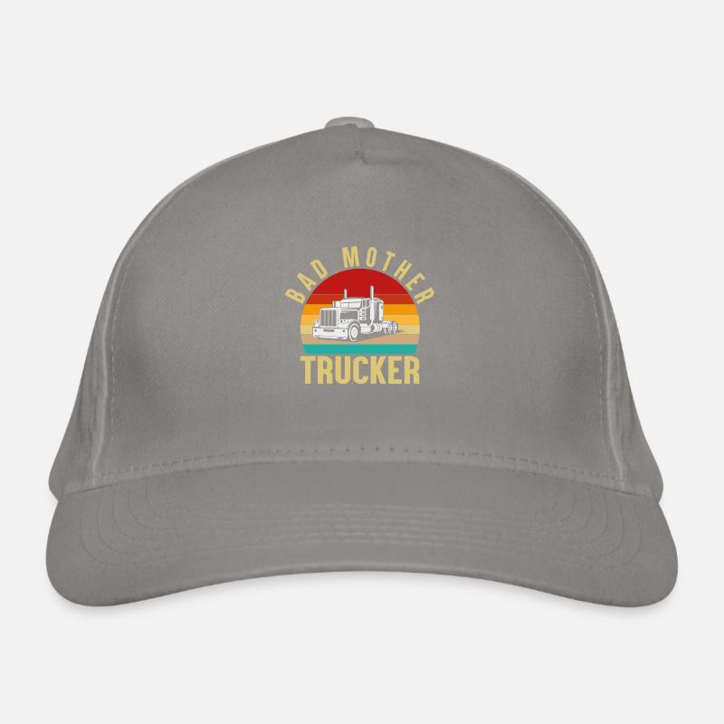 Schlechte Mutter Trucker, Retro Bio-Baseballkappe