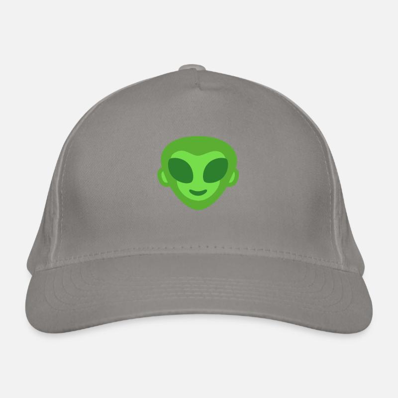 Alien Monkey Face - Roswell Monkey Area 51 Organic Baseball Cap