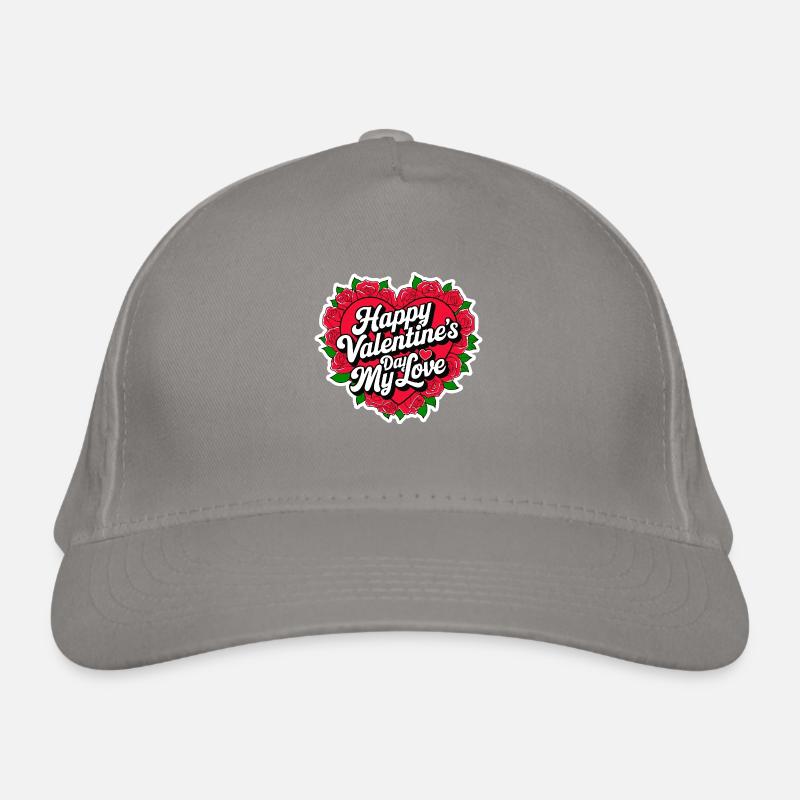 Joyeuse Saint Valentin mon amour cadeau pour elle Casquette classique bio