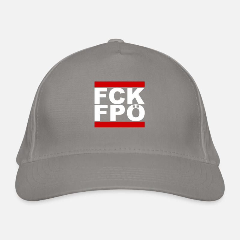 FCK FPÖ - Setting an example against the right Organic Baseball Cap