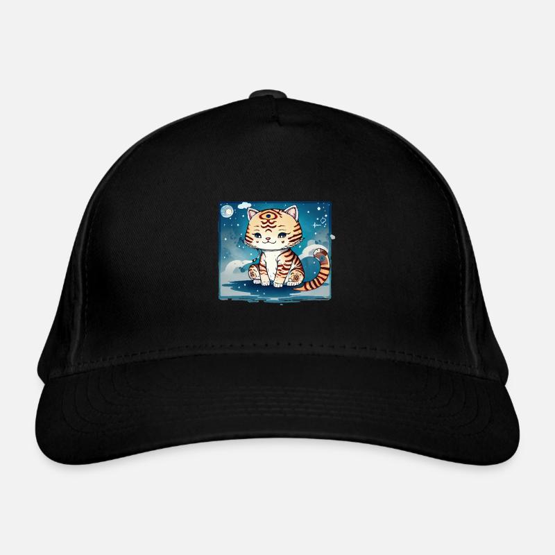 Ein Katzen Design, das nicht süßer sein könnte. Bio-Baseballkappe
